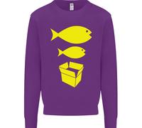 Big Fish Little Fish Scatola Di Cartone Musica Felpa Per Bambini