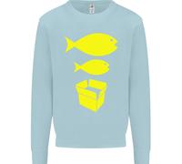 Big Fish Little Fish Scatola Di Cartone Musica Uomo Felpa Maglione