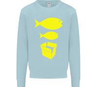 Big Fish Little Fish Scatola Di Cartone Musica Uomo Felpa Maglione
