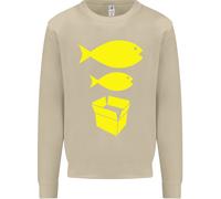 Big Fish Little Fish Scatola Di Cartone Musica Uomo Felpa Maglione
