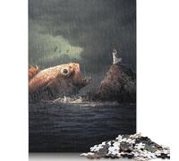 Big Fish Puzzle Impossibili 1000Pcs Decorazione Per La Casa. Giochi Rilassamento E Intelligence Per Adulti E Ragazzi Da 14 Anni 1000pcs (75x50cm)