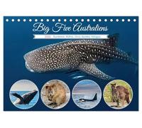 Big Five Australiens Buckelwal, Walhai, Orca, Quokka,Känguru (Tischkalender 2026 DIN A5 quer), CALVENDO Monatskalender: Die "Big Five Australiens" ... Tierwelt des Landes wider und sind of