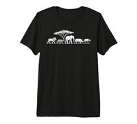 Big Five Safari Wildlife Animali africani Maglietta Premium