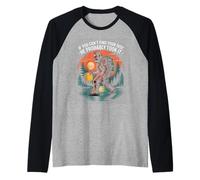 Big Foot Disc Golf Sasquatch Men Domeni Maglia con Maniche Raglan
