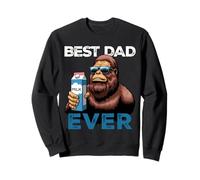 Big Foot Father's Day Milk Funny Dad Bigfoot Daddy Felpa