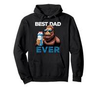 Big Foot Father's Day Milk Funny Dad Bigfoot Daddy Felpa con Cappuccio