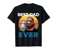 Big Foot Father's Day Milk Funny Dad Bigfoot Daddy Maglietta