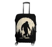 Big Foot Forests Moon - Copertura protettiva per valigia, lavabile, da viaggio, Stile:, S