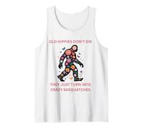 Big Foot Sasquatch Flower Power Vecchi Hippy Canotta