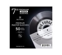 Big Fudge Buste Vinili 45 giri da 18 cm - Buste per Vinili Trasparenti a Tre