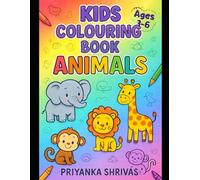 Big Fun Animal Coloring Book for Kids Ages 3-6: Cute Creatures, Easy Designs & Hours of Coloring Joy