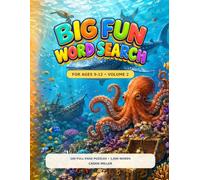 BIG FUN Colorful Word Search 100-Puzzles For Ages 9-12