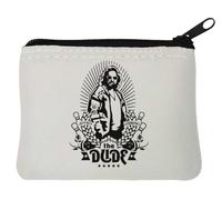 Big Guy - Portamonete in neoprene serie TV Dude, 10 x 11 cm, colore: Bianco