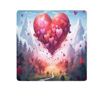 Big Hearts - Panno adesivo per fotocamera, motivo quadrato magico, autoadesivo, per obiettivo, antigraffio, protezione per obiettivi, borsa per il trucco, 35 x 35 cm, Multicolore, 13.8x13.8in, moderno