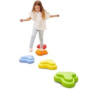 Big Heppy Rocks - Set di 5 pietre di bilanciamento e pietre da gioco, promuove le capacità motorie, l'equilibrio e la sensibilità, giocattolo per interni ed esterni, per bambini a partire da 1 anno