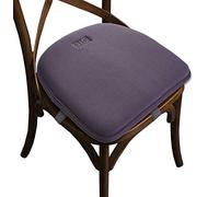 Big Hippo Cuscino per sedia da giardino, sedia da ufficio e pavimento, 40 x 40 cm, in ciniglia antiscivolo, traspirante, grigio