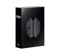 Big Hit Entertainment BTS - PROOF (STANDARD EDITION) Anthology Album 3CDs+The Art of Proof+Photocards+Photograph+Epilogue+CD Plate(1 Double-Sided Photocard+Pocket Mirror+Hologram Sticker),Nero,Grigio