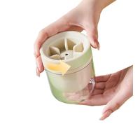Big Ice Stampo - stampi per disco | Grande stampo per ghiaccio | Contenitore a di congelamento extra grande | Accessori per frigorifero antiaderente rotondi portatili per cocktail che producon