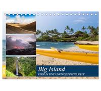 Big Island - Reise in eine unvergessliche Welt (Tischkalender 2026 DIN A5 quer), CALVENDO Monatskalender: Die größte Insel Hawaiis bietet einzigartige Naturerlebnisse