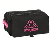 BIG KAPPA TRIPLA ATTREZZI "NERO E ROSA" - Astuccio spazioso e pratico - Versatile per tutti i giorni - Design moderno ed elegante Scopri la funzionalità unita allo stile nella nostra ultima collezione