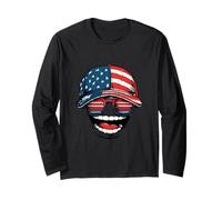 Big Laughing with America cap And Cool Occhiali da Sole Maglia a Manica