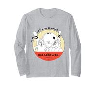 Big Lebowski Eff It Lascia Andare Squadra di Bowling Maglia a Manica