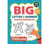 BIG Letter and Number Tracing Book For Toddlers & Preschoolers Ages 2-4 | Large ABC Pre K Workbook Handwriting Practice