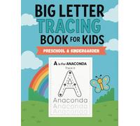 BIG Letter Tracing Book for Kids: Learn to Write A to Z with Fun Handwriting Practice for Preschool and Kindergarten: Alphabet Handwriting Workbook ... for Ages 3-5, Toddlers, and Early Learners