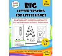 Big Letter Tracing for Little Hands: Giant Alphabet, Numbers, and Shapes Trace and Write Workbook for Toddlers and Preschoolers Ages 2-4
