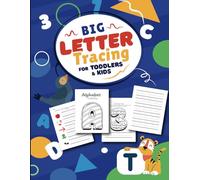 BIG Letter Tracing for Preschoolers and Toddlers: Sweet Writing Journey, Donut-Themed Letters and Tracing Workbook