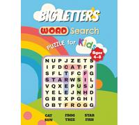 Big Letters Word Search for Kids Ages 4-8: Word Search for Kids - Easy Learning Activities, Big Letters, Early Vocabulary & More - 8.5x11 inches, 54 ... for Gifts, Vacations, and Classroom Fun