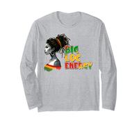 Big Loc Energy Black History Juneteenth Melanin Sista Girl Maglia a Manica