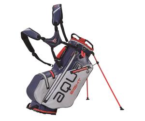 BIG MAX Standbag AQUA Eight, argento/rosso-navy/