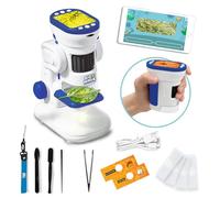 Big Minds - Microscopio Bambini 30 Esperimenti | Microscopio Digitale Portatile | Kit Esploratore Bambini 3 Modalità Di Gioco | Regalo Bambino 8 Anni | Regalo Bambina 8 Anni