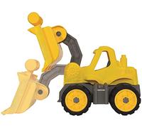 BIG - Mini pala gommata Power-Worker - Veicolo adatto come giocattolo da sabbia e per la cameretta dei bambini, perfetto da portare in giro, per bambini dai 2 anni in su
