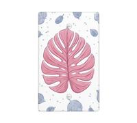 Big Monstera Leaf Single Toggle Blank Wall Plate Light Switch Cover Decorativo 1 Gang per Cucina Camera Bagno Dimensioni 11,4 x 7 cm