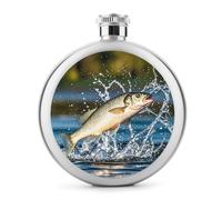Big Mouth - Fiaschetta per liquori, in acciaio inox, a tenuta stagna, portatile, per attività all'aperto, campeggio, viaggi, idea regalo
