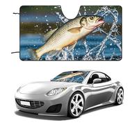 Big Mouth - Parasole per parabrezza, accessorio estivo per veicoli, parasole pieghevole per auto, mantiene l'interno fresco, parasole per auto, SUV, camion, 139,7 x 76,2 cm