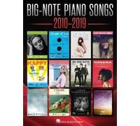 Big-Note Piano Songs 2010-2019 - Easy Piano Songbook with Large Nota (Tascabile)