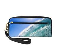 Big Ocean Wave - Astuccio per matite e trucchi, con stampa HD, accessorio per cosmetici, articoli di cancelleria, articoli da toeletta, compagno di viaggio