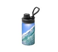 Big Ocean Wave Hd Print Space Water Bottle, 350 ml in acciaio inox tazza isolata bottiglia sportiva per la scuola, all'aperto
