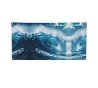 Big Ocean Wave HD Print Versatile Party Banner, decorazioni per eventi, Ringraziamento, feste di compleanno e altro