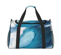 Big Ocean Wave HD Print Versatility Ample Space Travel Bag Elegante borsa funzionale per attività all'aperto