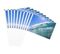 Big Ocean Wave HD Stampa Bandiera Palmare Leggero Festival Bandiere Indoor Outdoor Decor Parade Party Eventi