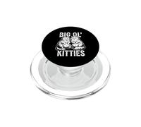 Big Ol' Kitties Happy Chubby Cats Design PopSockets PopGrip per MagSafe