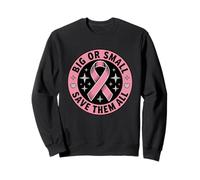 Big Or Small Save Them all Save The Tatas Cancro al Seno Rosa Felpa
