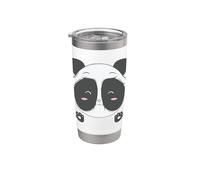 Big Panda Lady è innamorata Bicchiere termico in acciaio inox doppia parete