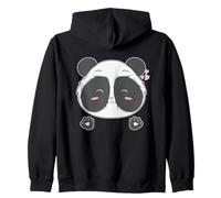 Big Panda Lady è innamorata Felpa con Cappuccio