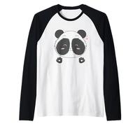 Big Panda Lady è innamorata Maglia con Maniche Raglan