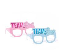 Big Party 6 Occhiali in Carta Baby Girl or Boy? Accessori Baby Shower
